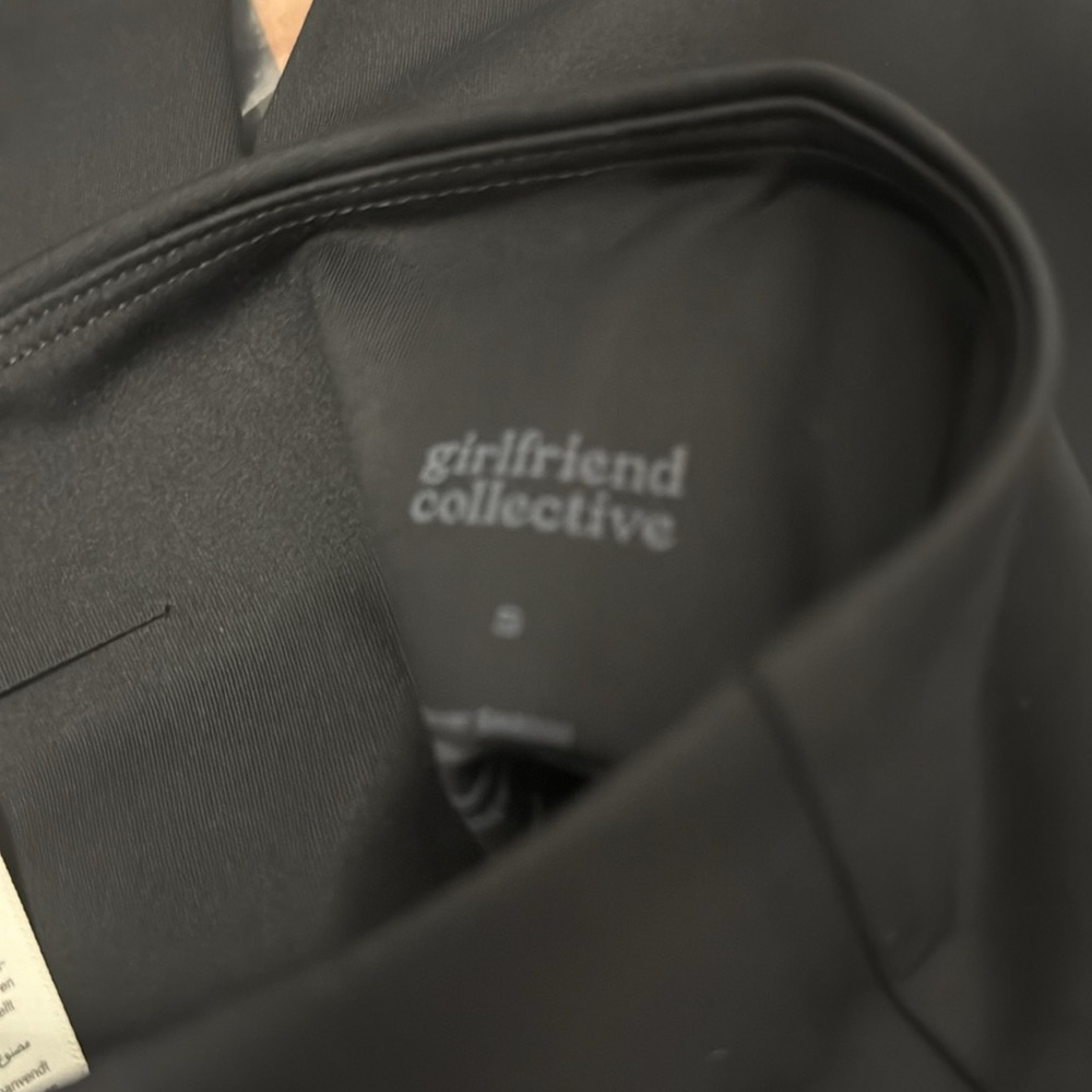 Girlfriend Collective Compressive High Rise Bike Short 8.5" Inseam Black S NWT - Picture 10 of 12